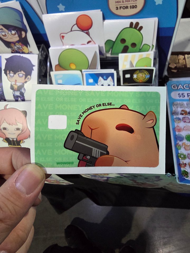 Capybara w/ Gun - Card Skin product image (1)