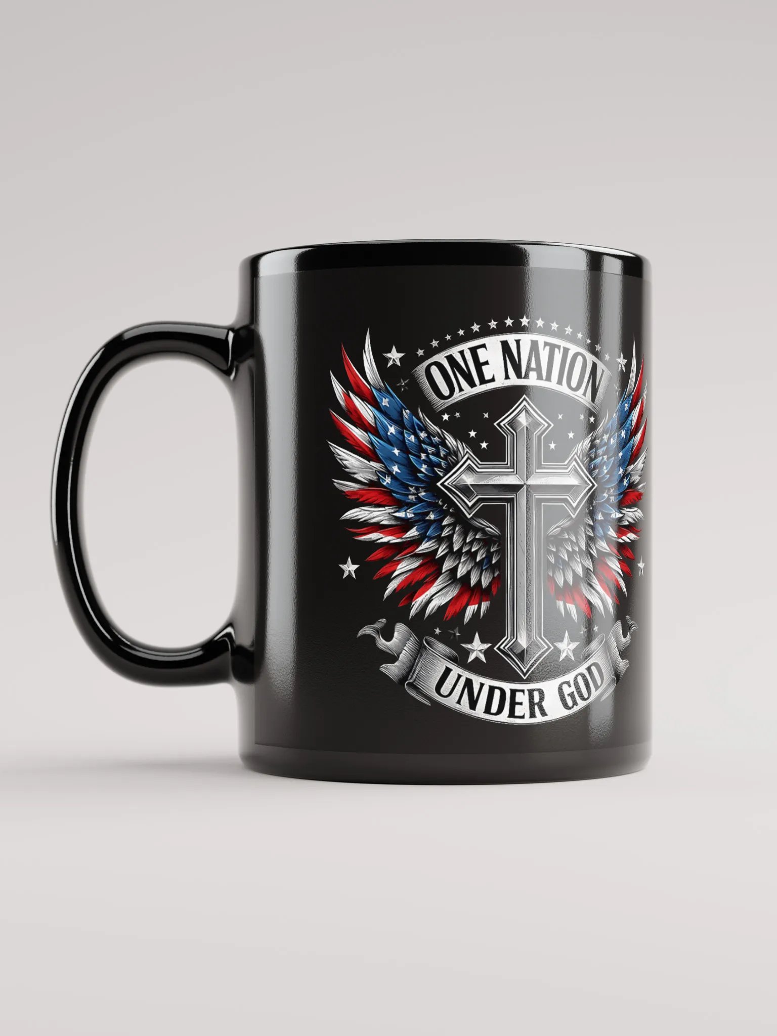 One Nation Under God - Black Mug product image (2)