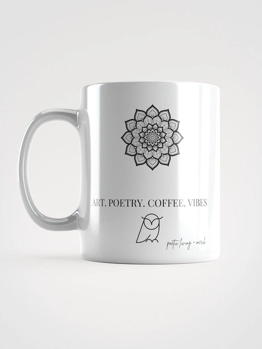 art poetry coffee vibes - minimalist mug product image (6)