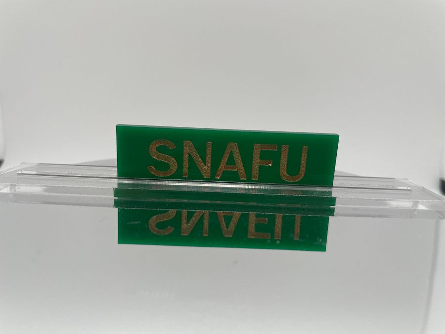 Military Veteran SNAFU or FUBAR Needle Minder product image (3)
