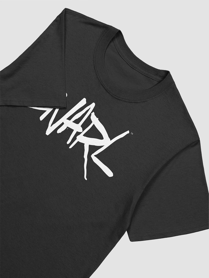 SNARL - logo on black shirt product image (1)