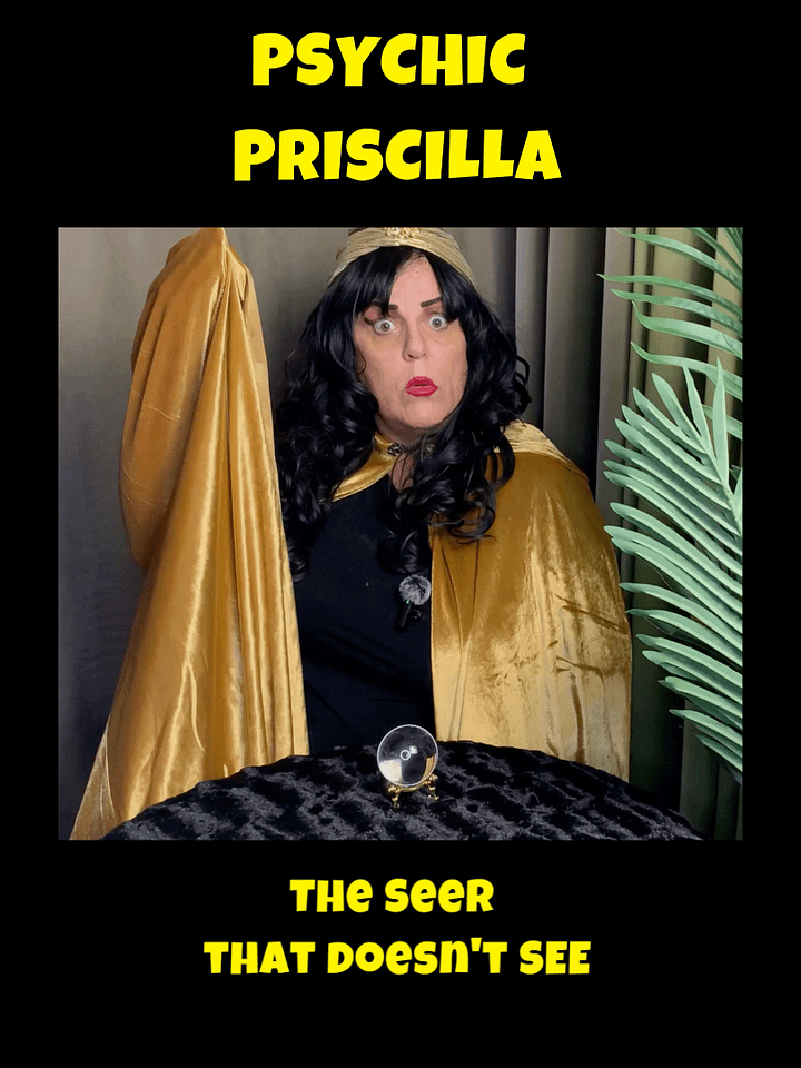 Psychic Priscilla and her Hilariously Unclear Visions! 12 skits! product image (1)
