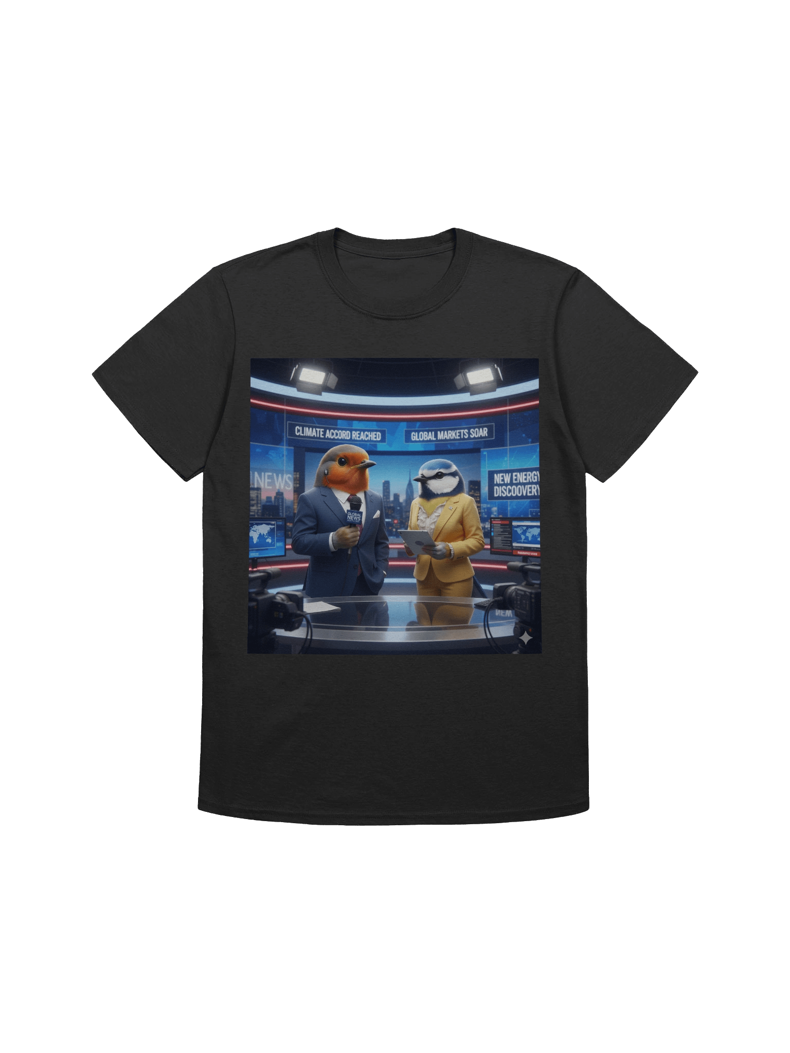 News Anchors of the Avian World T-Shirt product image (6)