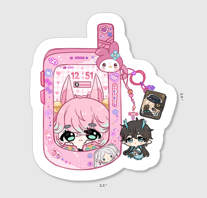 (US ONLY) (PREORDER) Rosalie Kiss Cut Stickers product image (1)