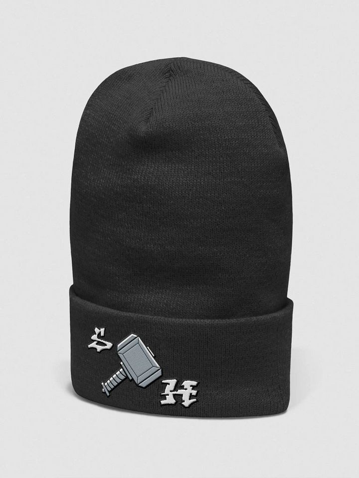 Mighty Mjolnir Embroidered Beanie product image (18)