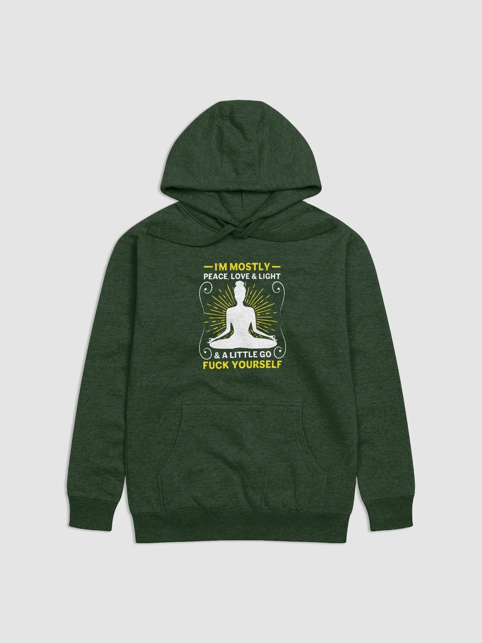 I am mostly peace love and light product image (1)