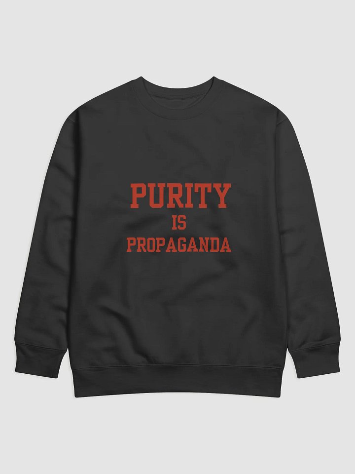 purity is propaganda red - crewneck product image (1)