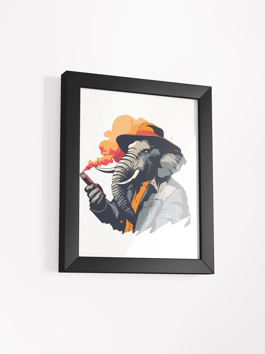 Badass Elephant - Framed Matte Poster product image (63)