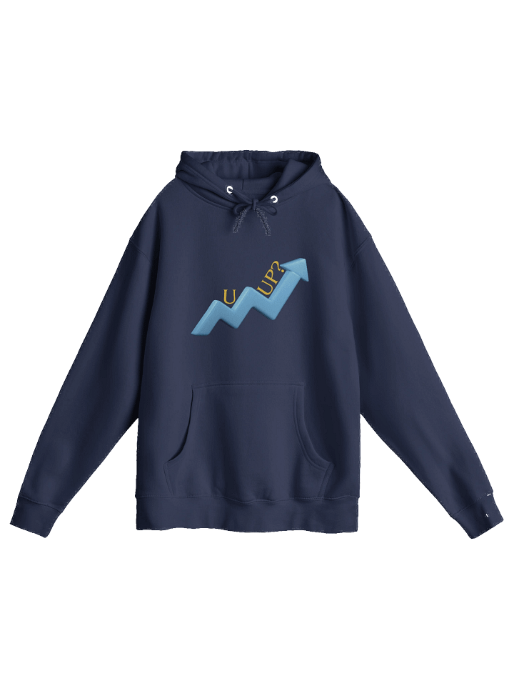 "U Up?" Blue Upward Arrow Trendsetter's Premium Hoodie product image (3)