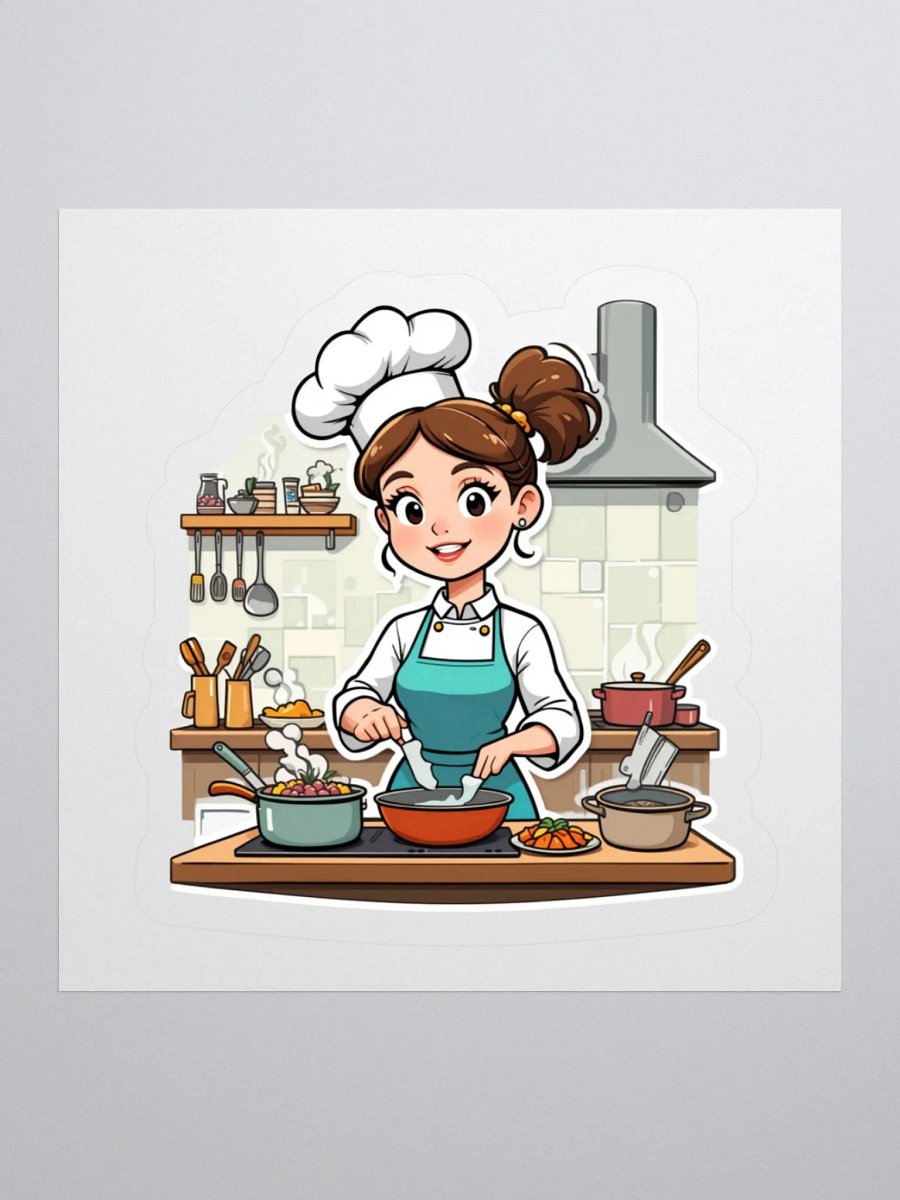 Chef's Kitchen Cartoon Sticker Set product image (2)