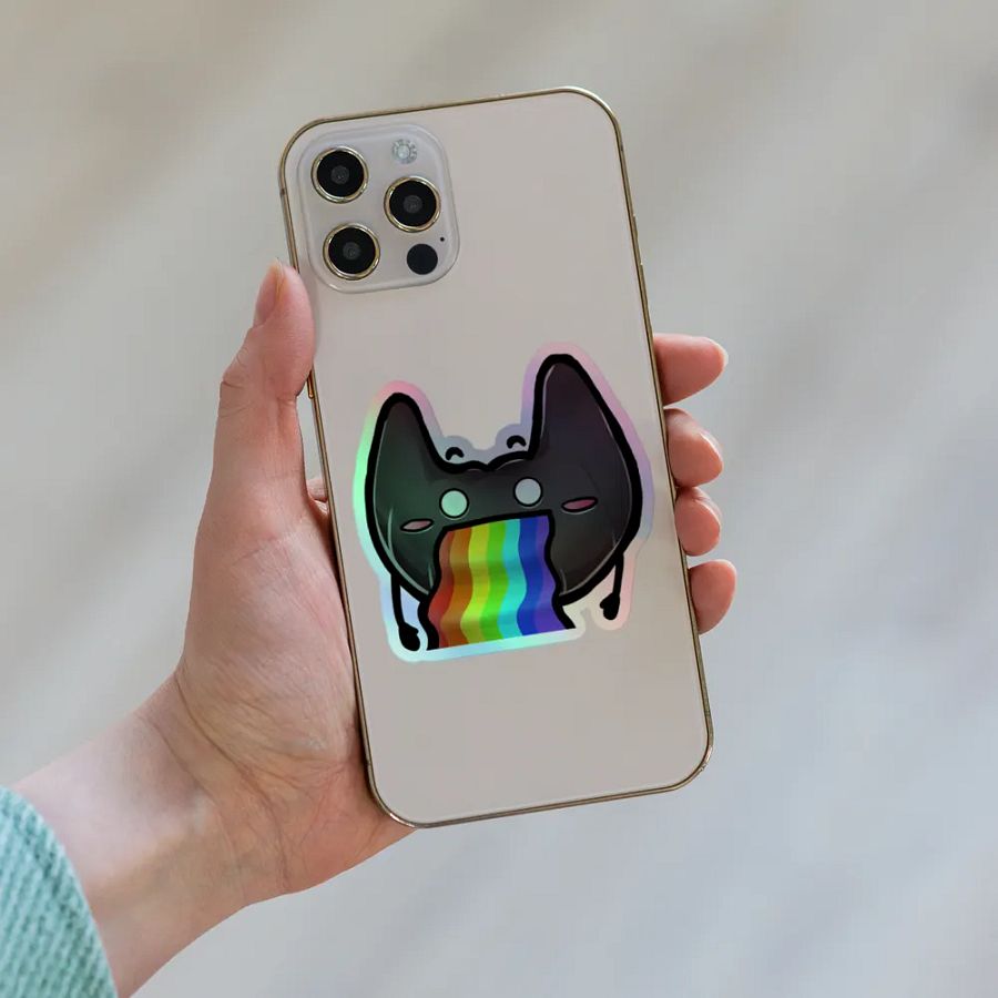 Beardie Pride Holographic Sticker product image (6)