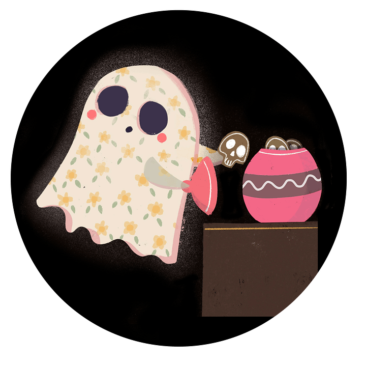 Little Ghost Cookie Thief - Ceramic Mug product image (2)