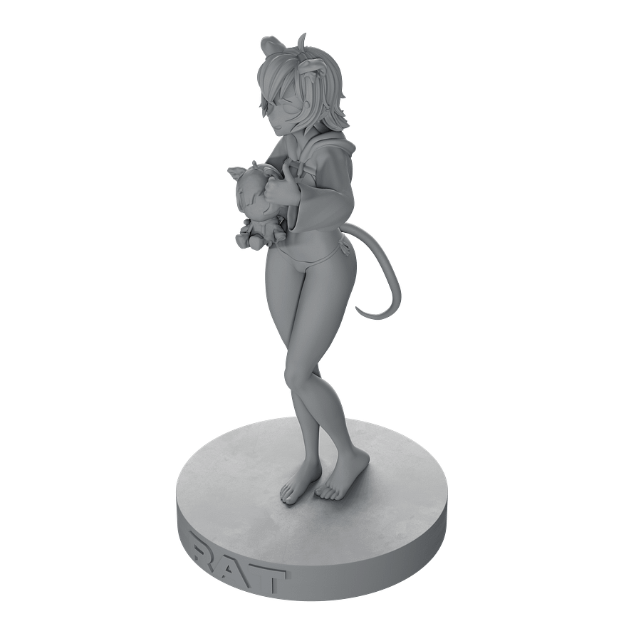 Perl figure - Vertigris character printable .STL product image (2)
