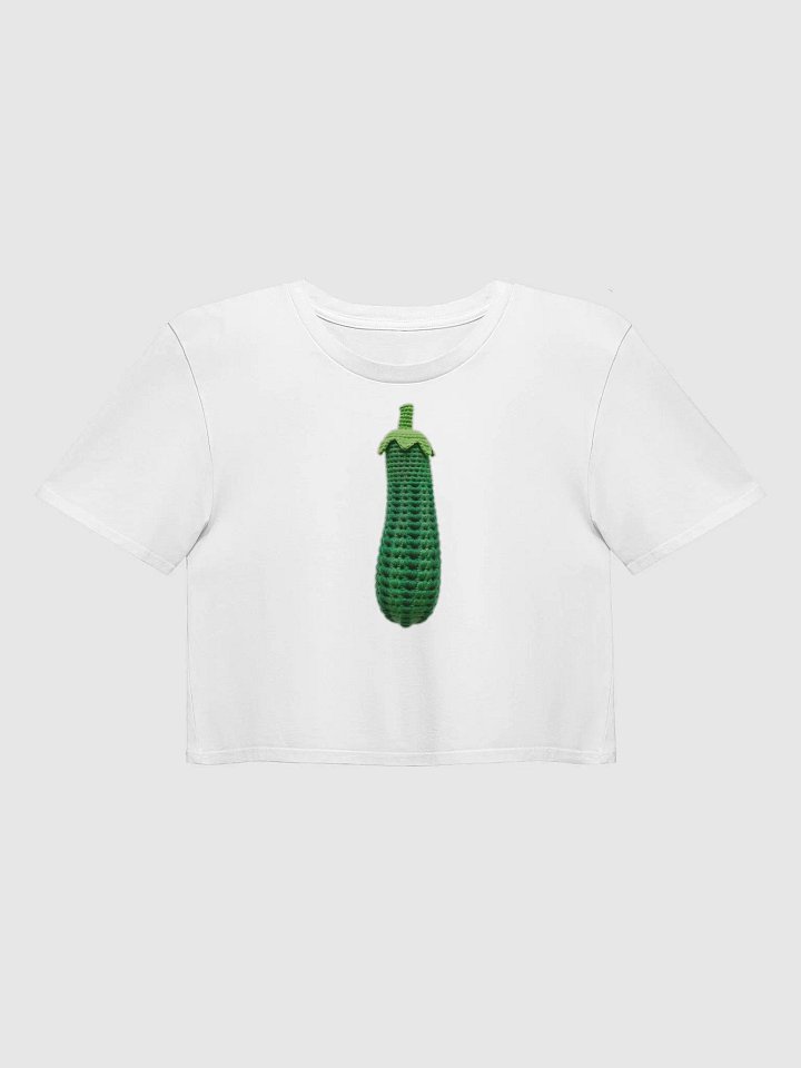 CozyAvocado Women's Premium Zucchini Crop Top #8 product image (1)