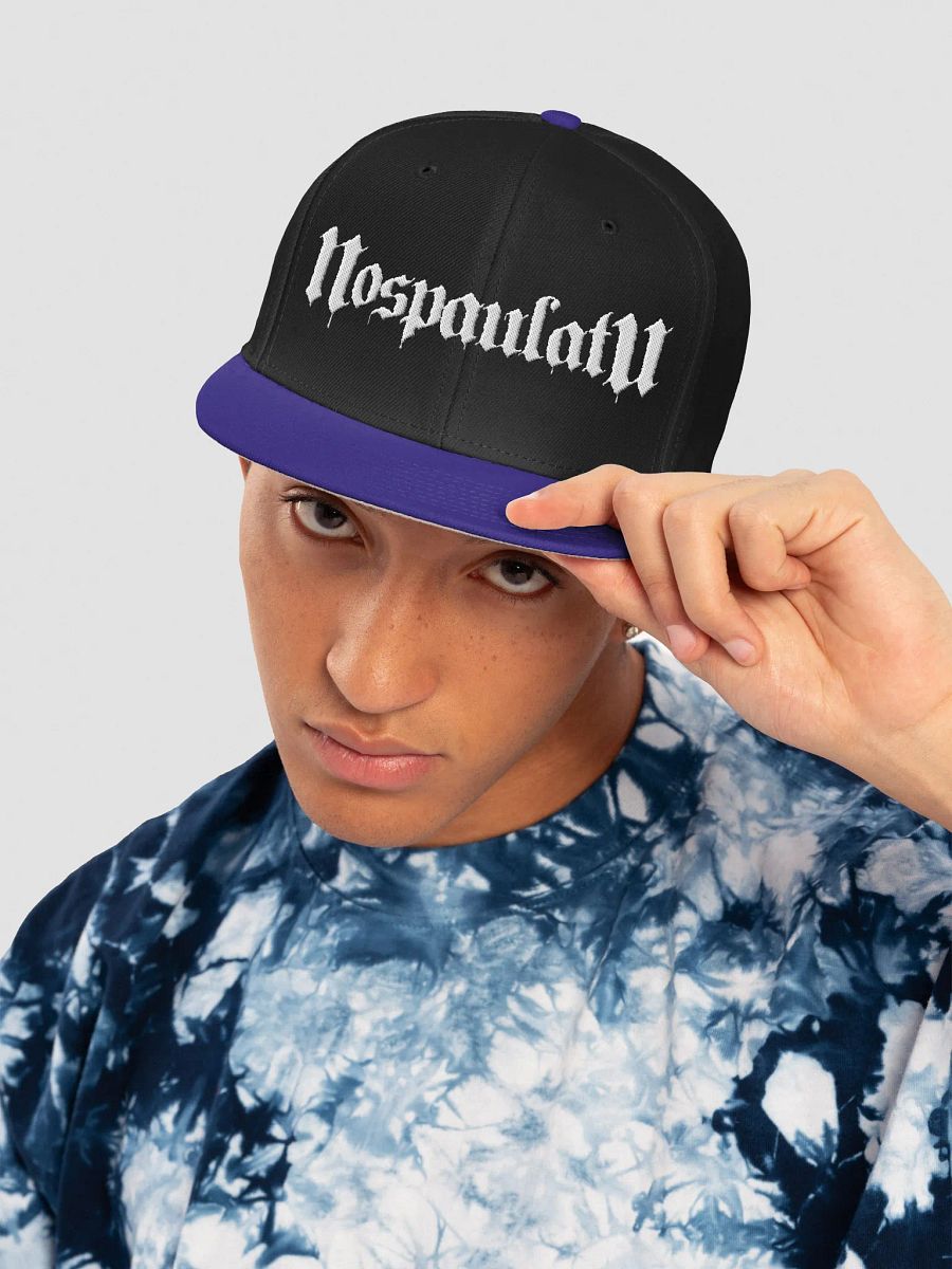 Embroidered White Logo Baseball Cap product image (5)
