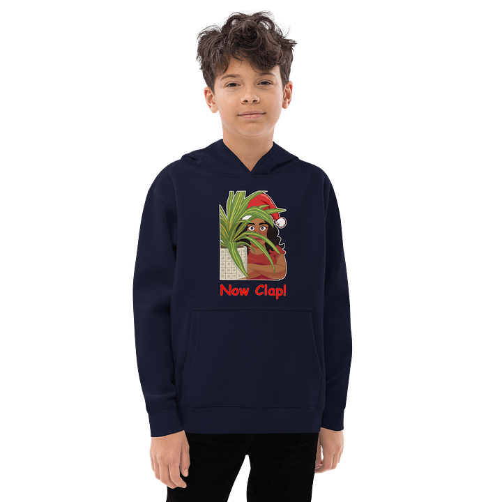 Kids Now Clap! Santa Hat Pullover Hoodie product image (7)