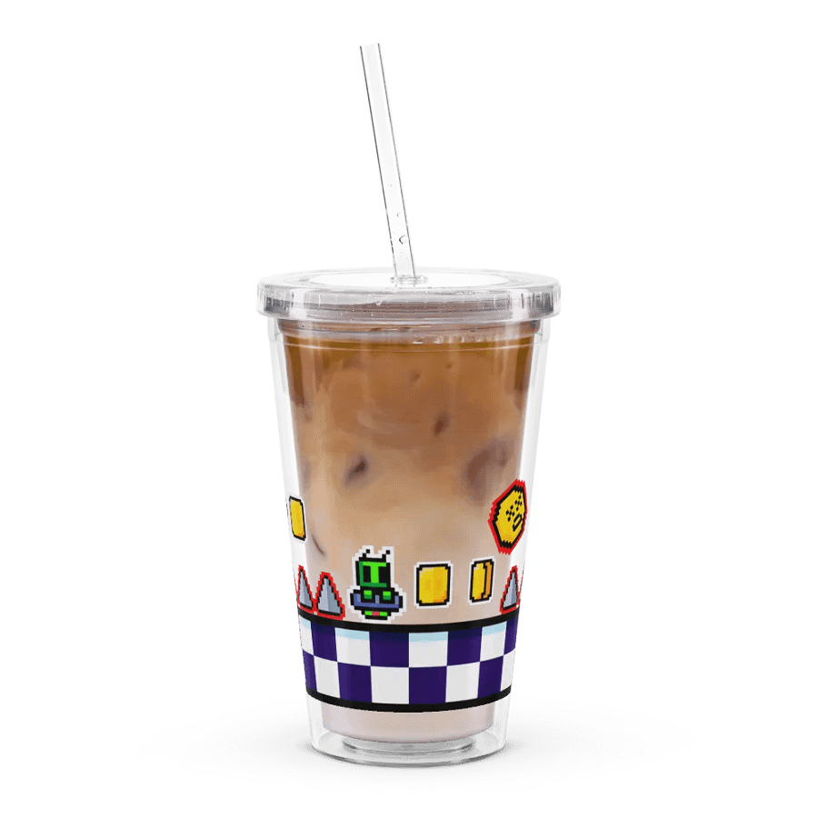 Flip Out Rush - Clear Plastic Tumbler (16 oz) product image (5)