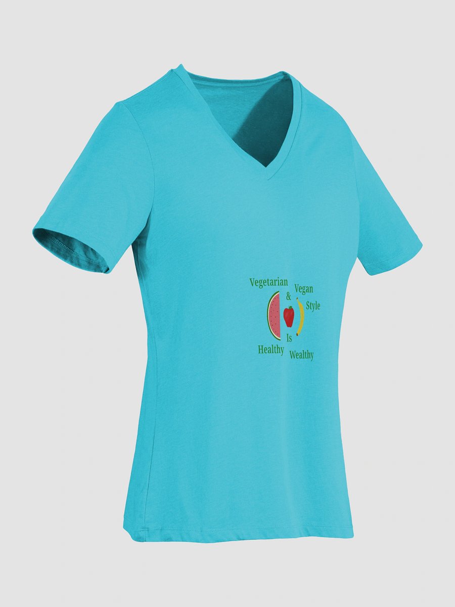 Fruity Vegan Lifestyle V-Neck Tee product image (7)