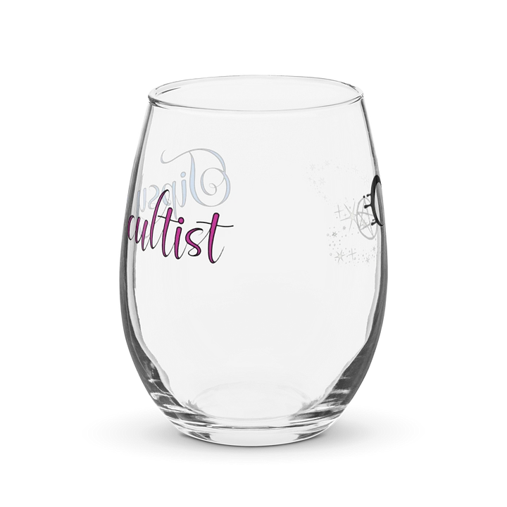 Tipsy Lil' Cultist Wine Glass product image (1)