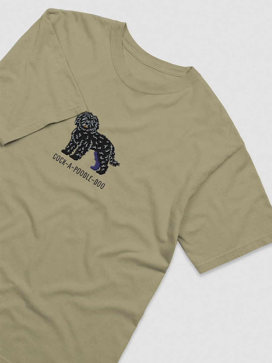 Cock-A-Poodle-Doo T-Shirt(Embroidered) of a Cockapoo(Black) product image (11)