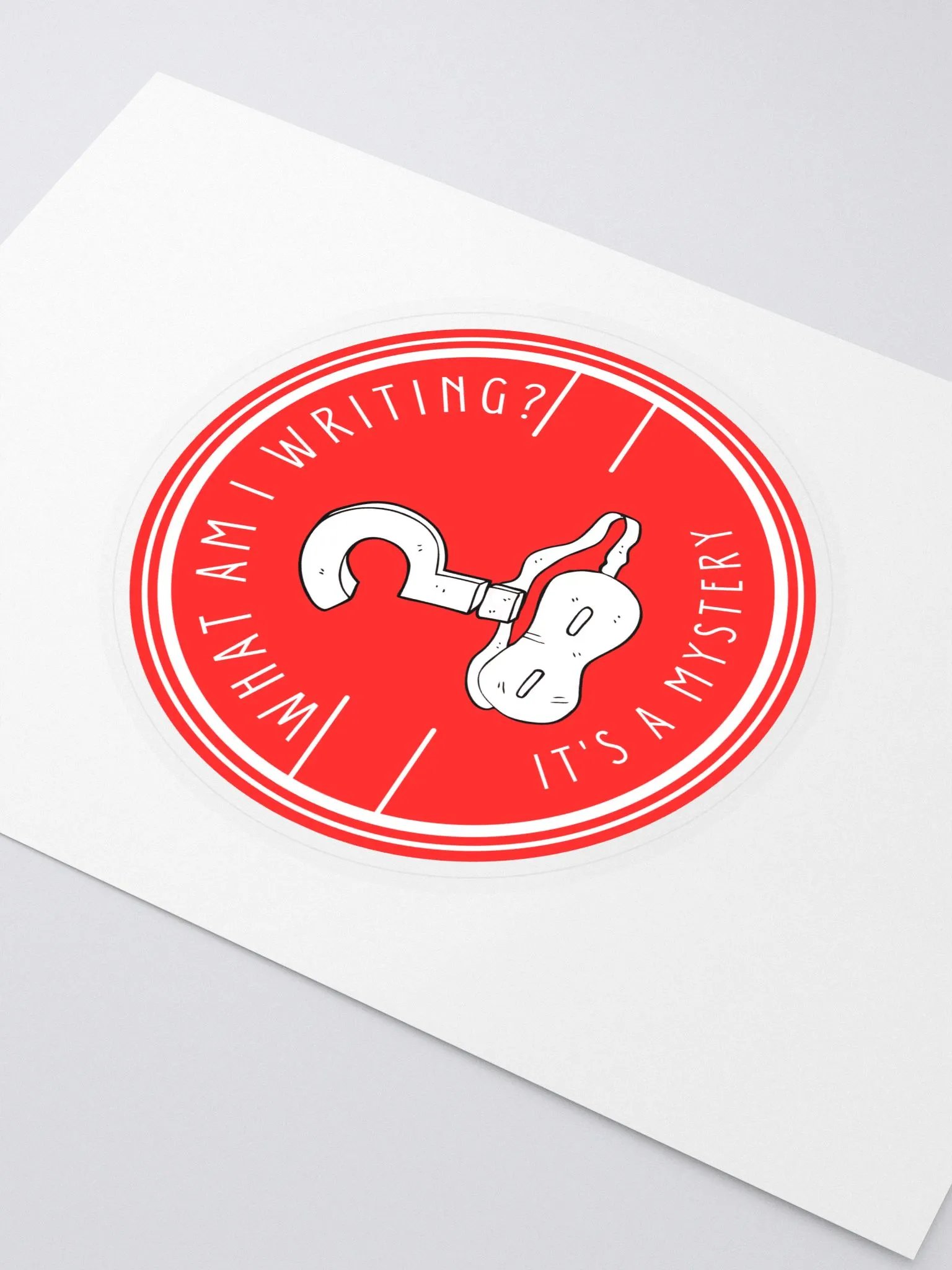 What am I Writing? Its a Mystery Sticker product image (2)