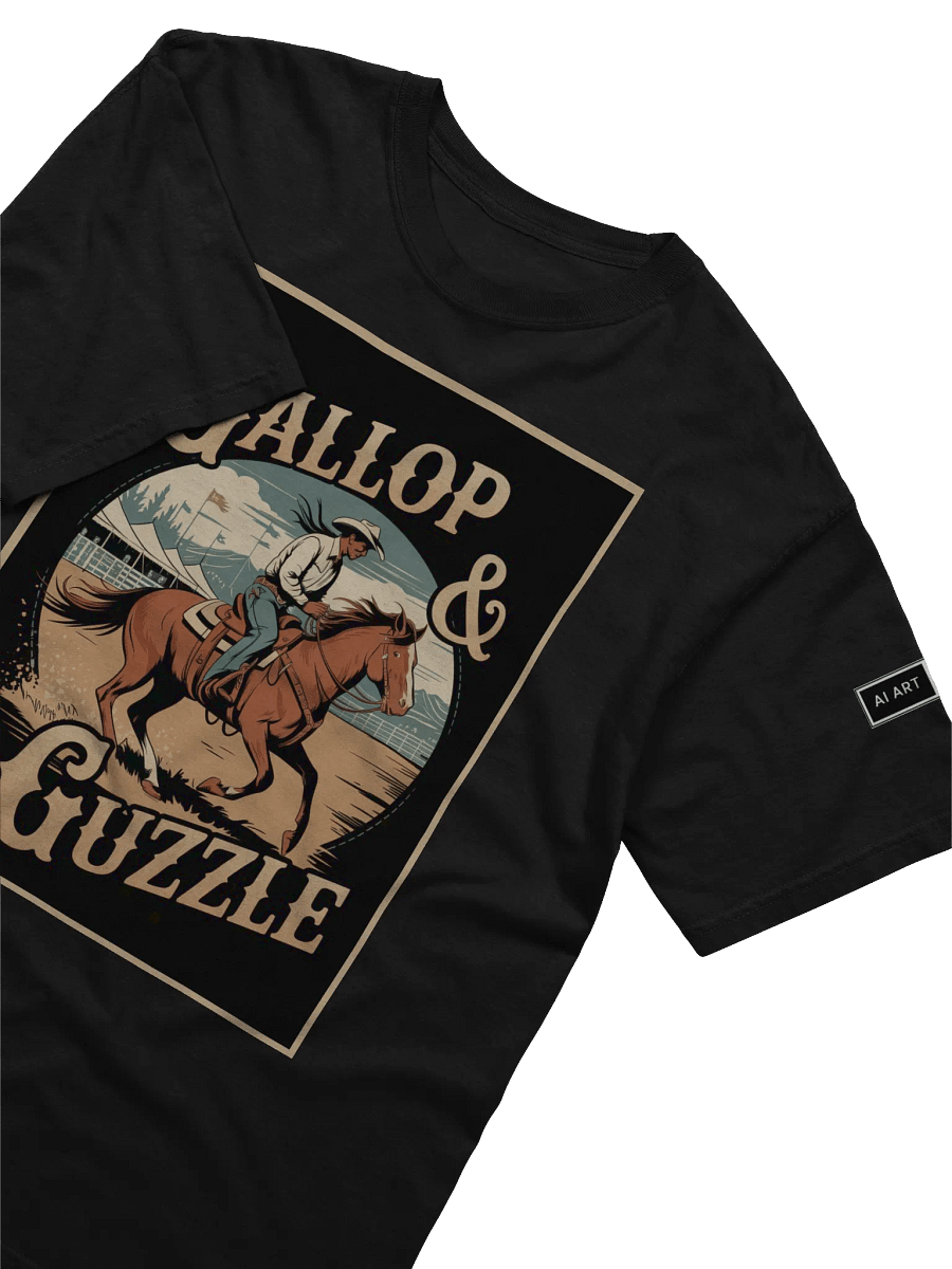 "GALLOP & GUZZLE" 100% cotton T-shirt product image (3)