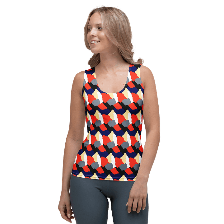Vibrant Red Oksi All-Over Tank product image (1)
