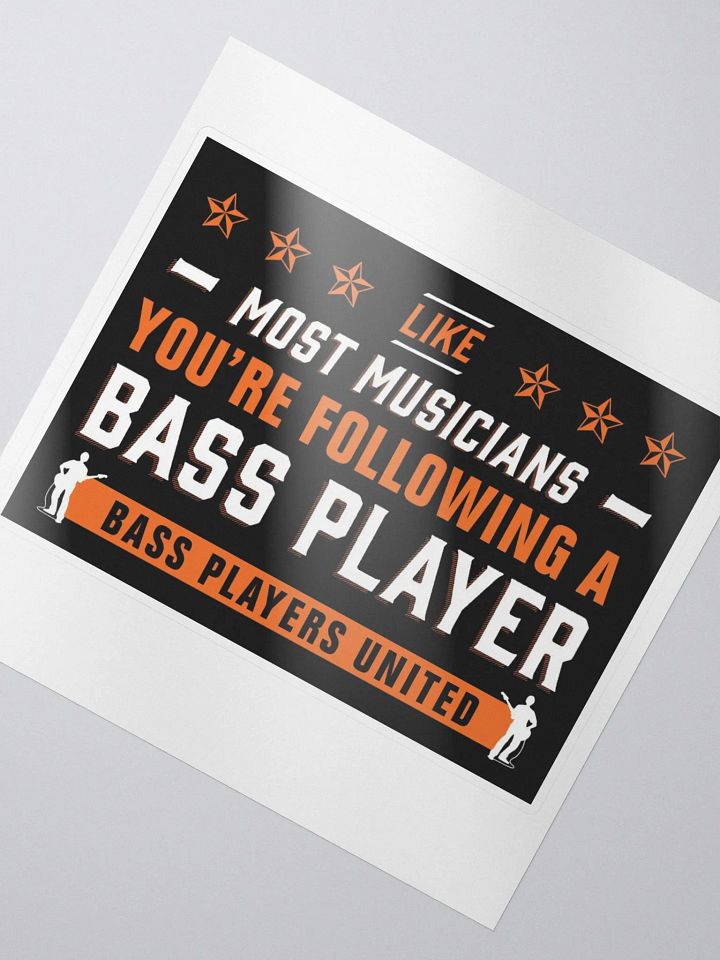 Like Most Musicians (Sticker II) product image (2)