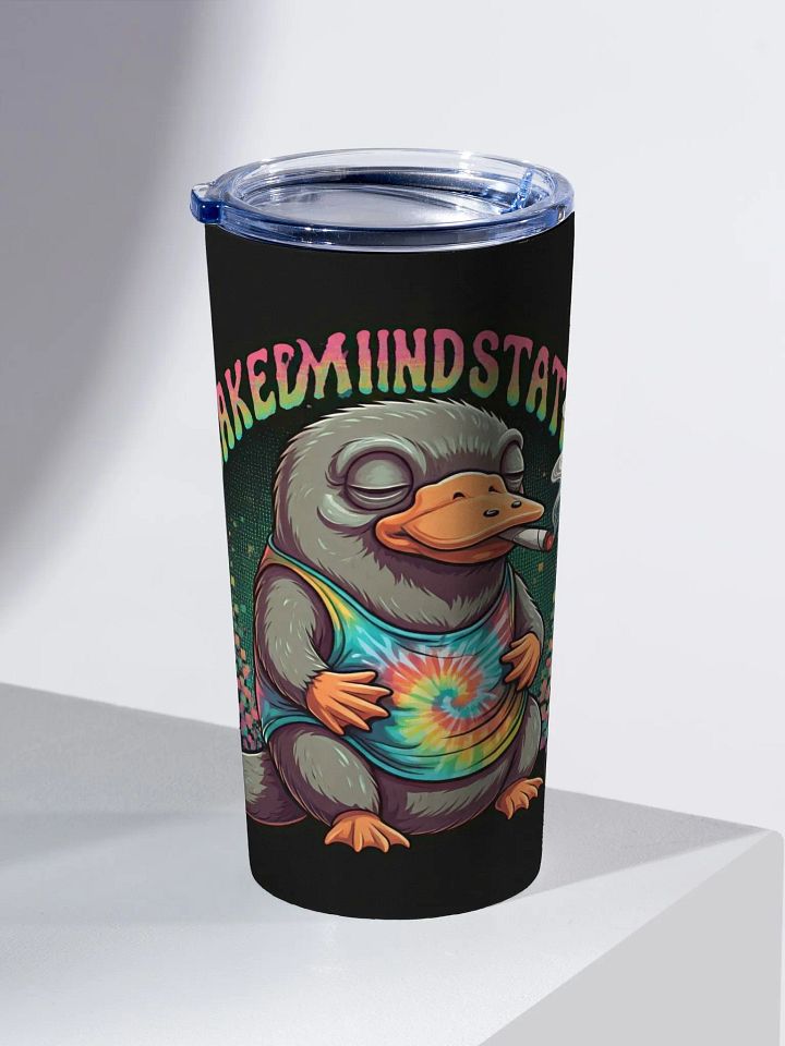 Tie-Dye Platypus Stainless Steel Tumbler product image (2)