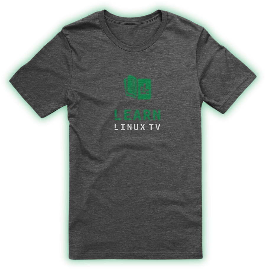 Learn Linux TV Logo T-Shirt product image (1)