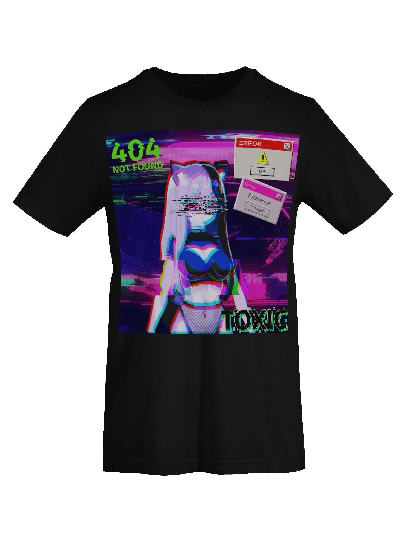 Neko Error.exe Unisex Tee product image (7)