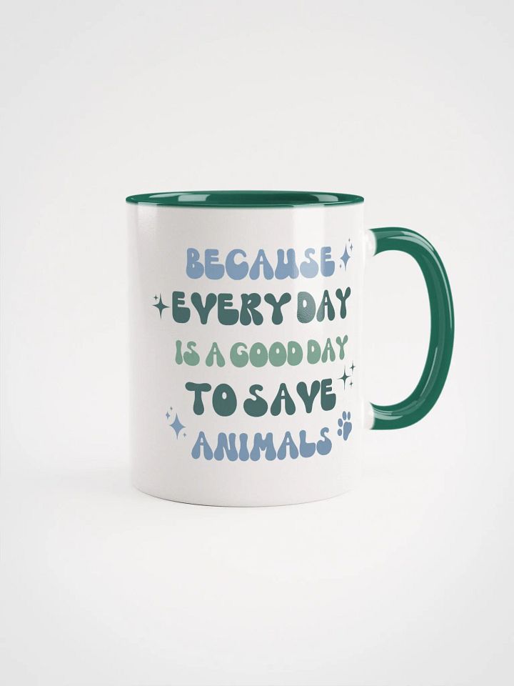 "In my vet tech era" Ceramic Mug with color inside product image (2)