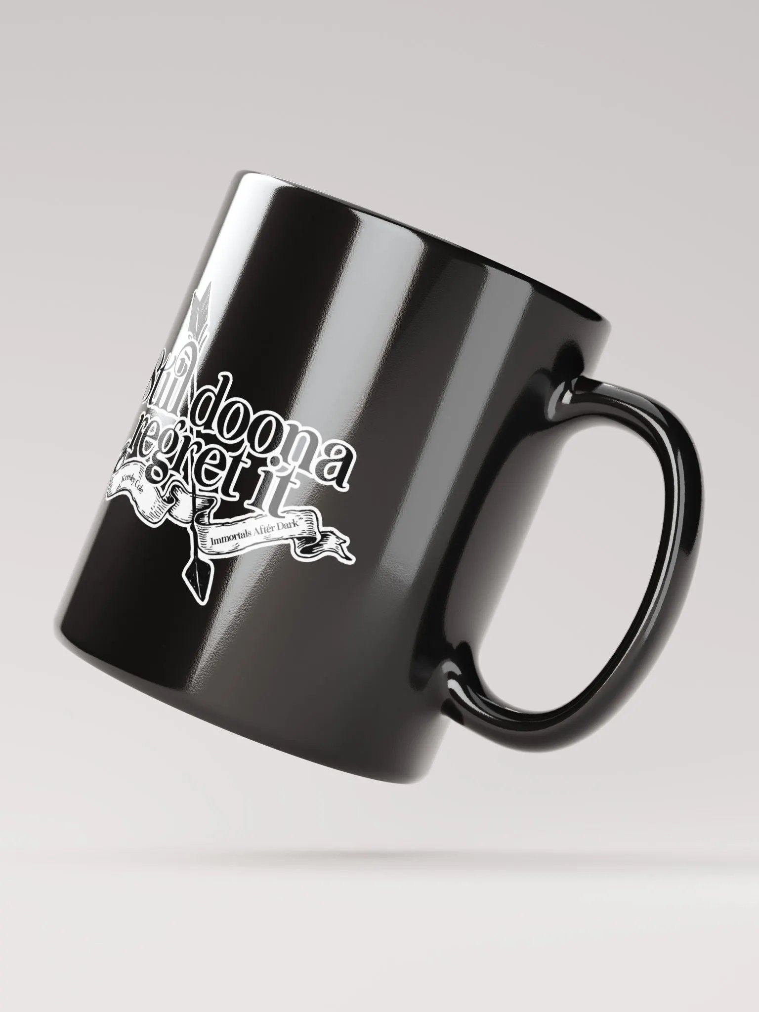 Still Doona Regret It Black Mug product image (3)