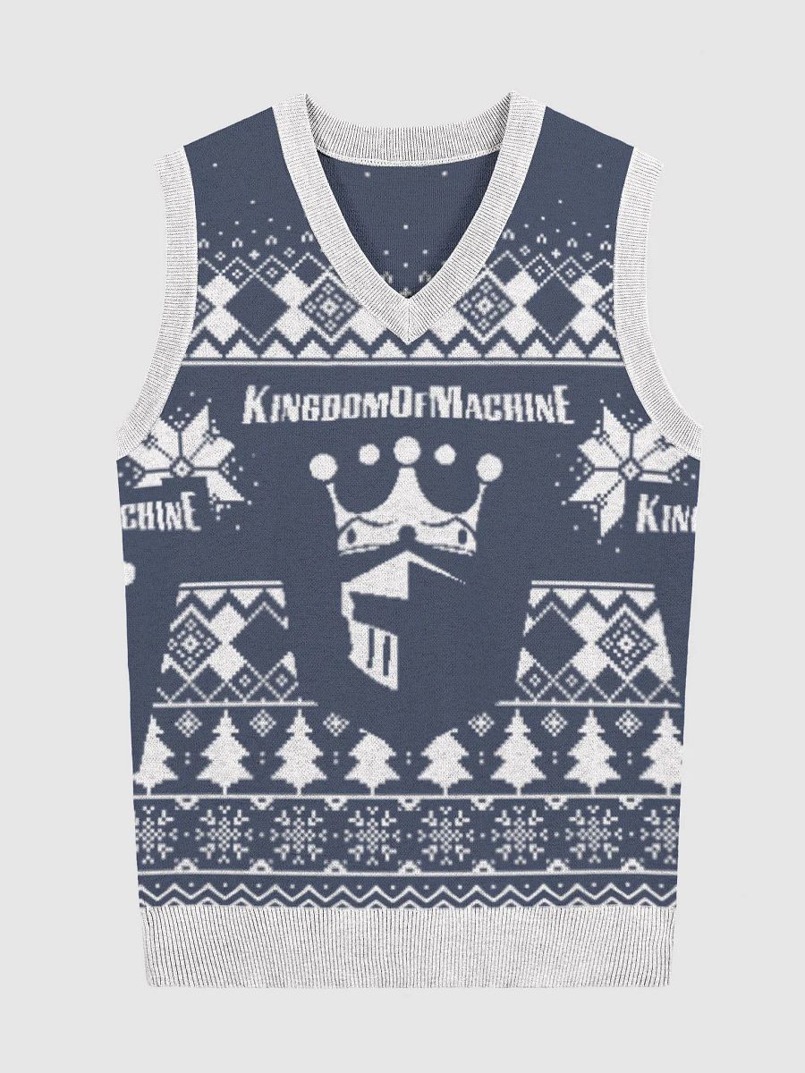 King's Blue vest Knitted V-Neck Vest product image (1)