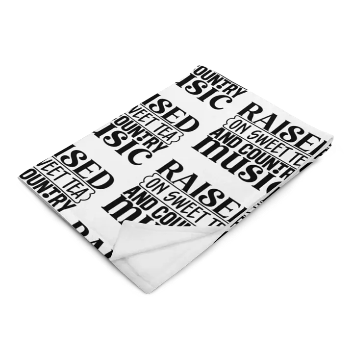 Raised On Sweet Tea And Country Music Blanket product image (2)