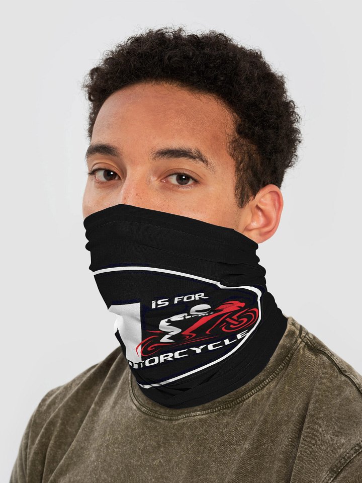 M is for Motorcycle Neck Gaiter product image (2)