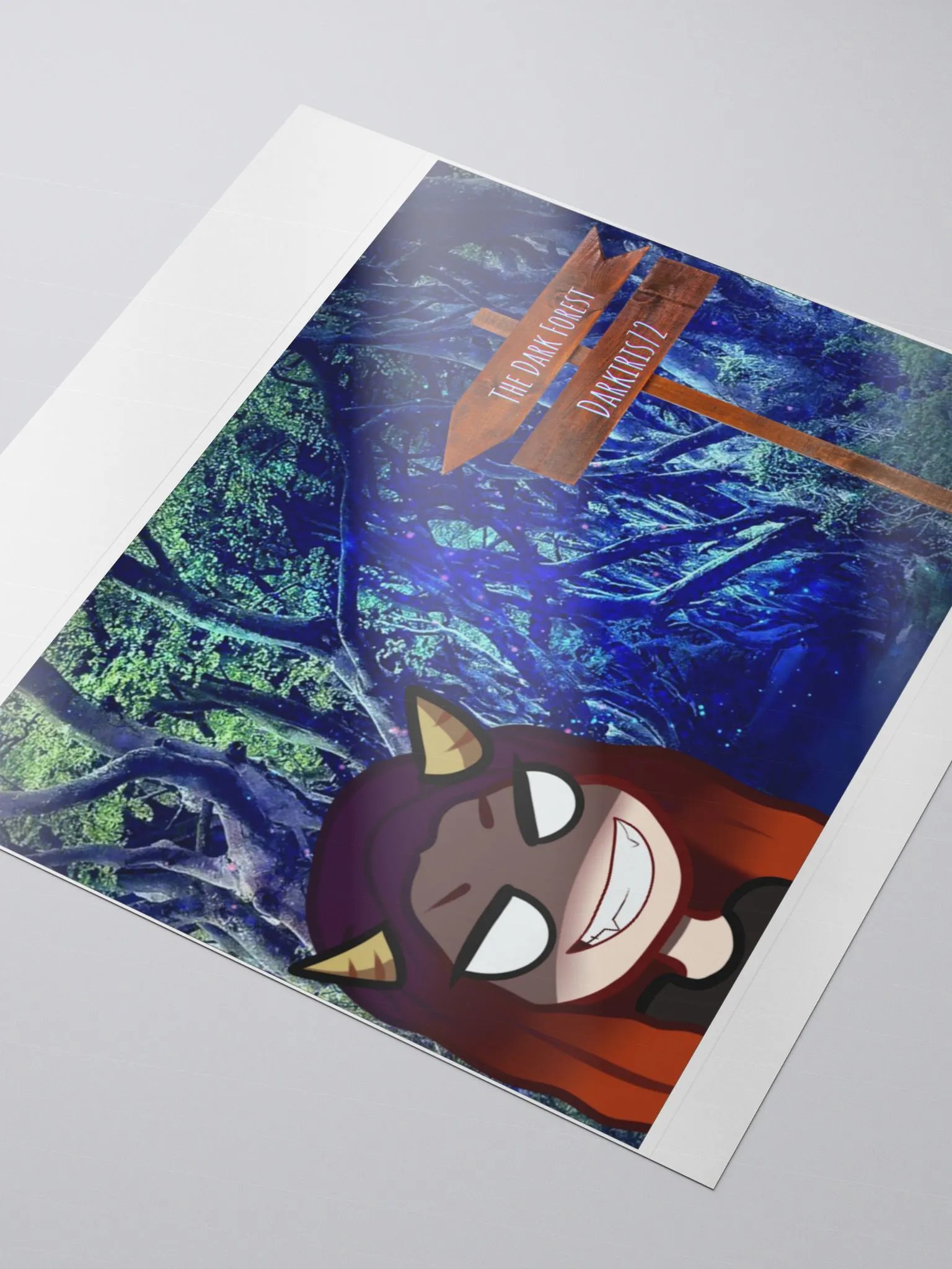 Dark forest banner sticker! product image (3)
