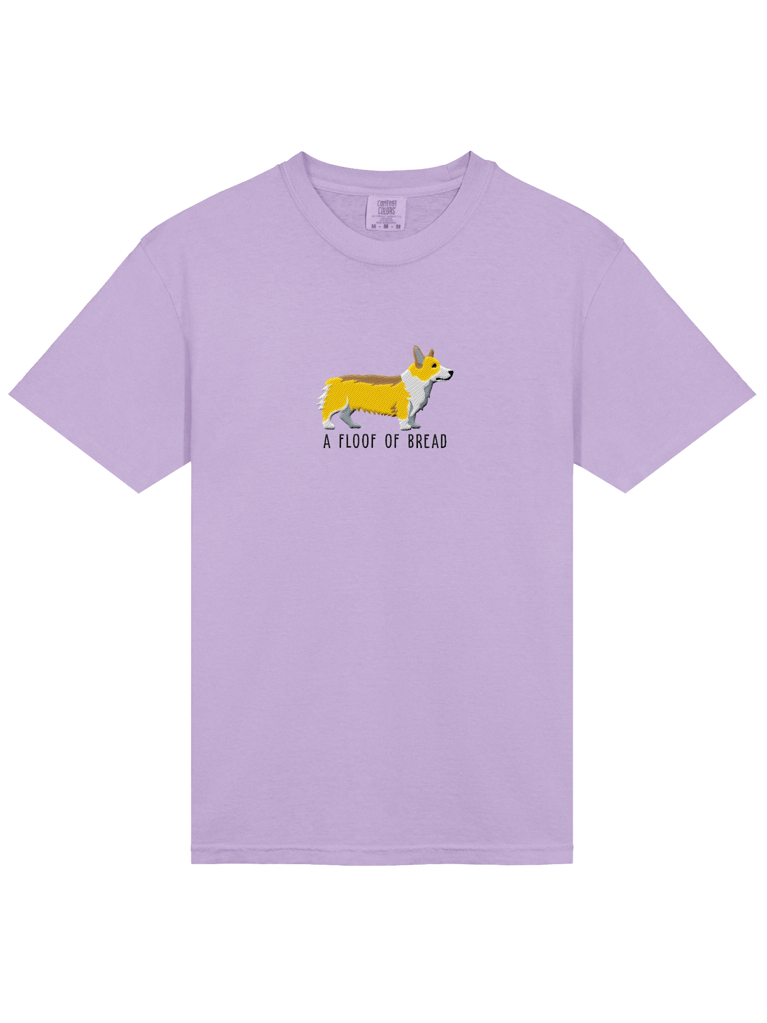 A Floof of Bread T-Shirt(Embroidered) of a Pembroke Welsh Corgi(Lemon) product image (43)