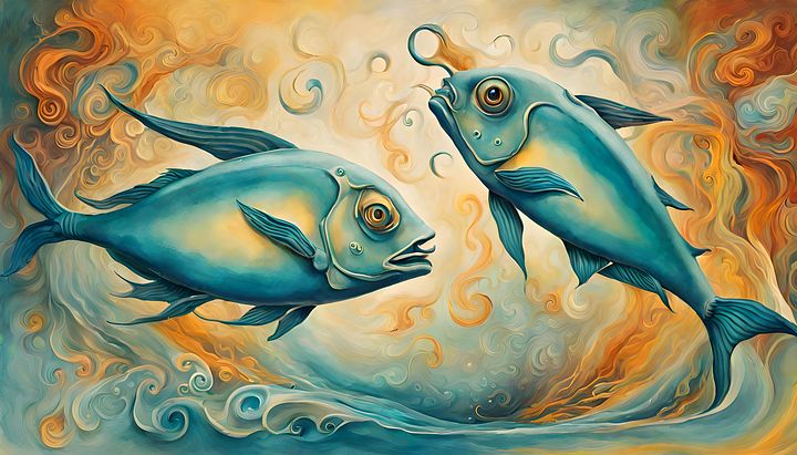 Pisces Plunges Into Cosmic Ocean: Infinite Realms of Boundless Fantasy product image (1)