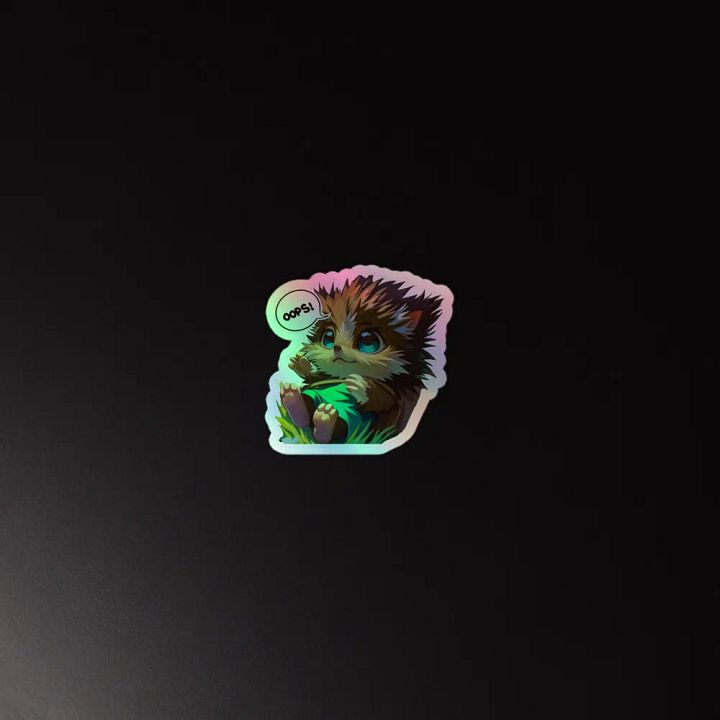 oops holo emote! product image (2)