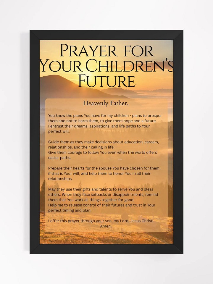 Prayer for your Children's Future product image (1)