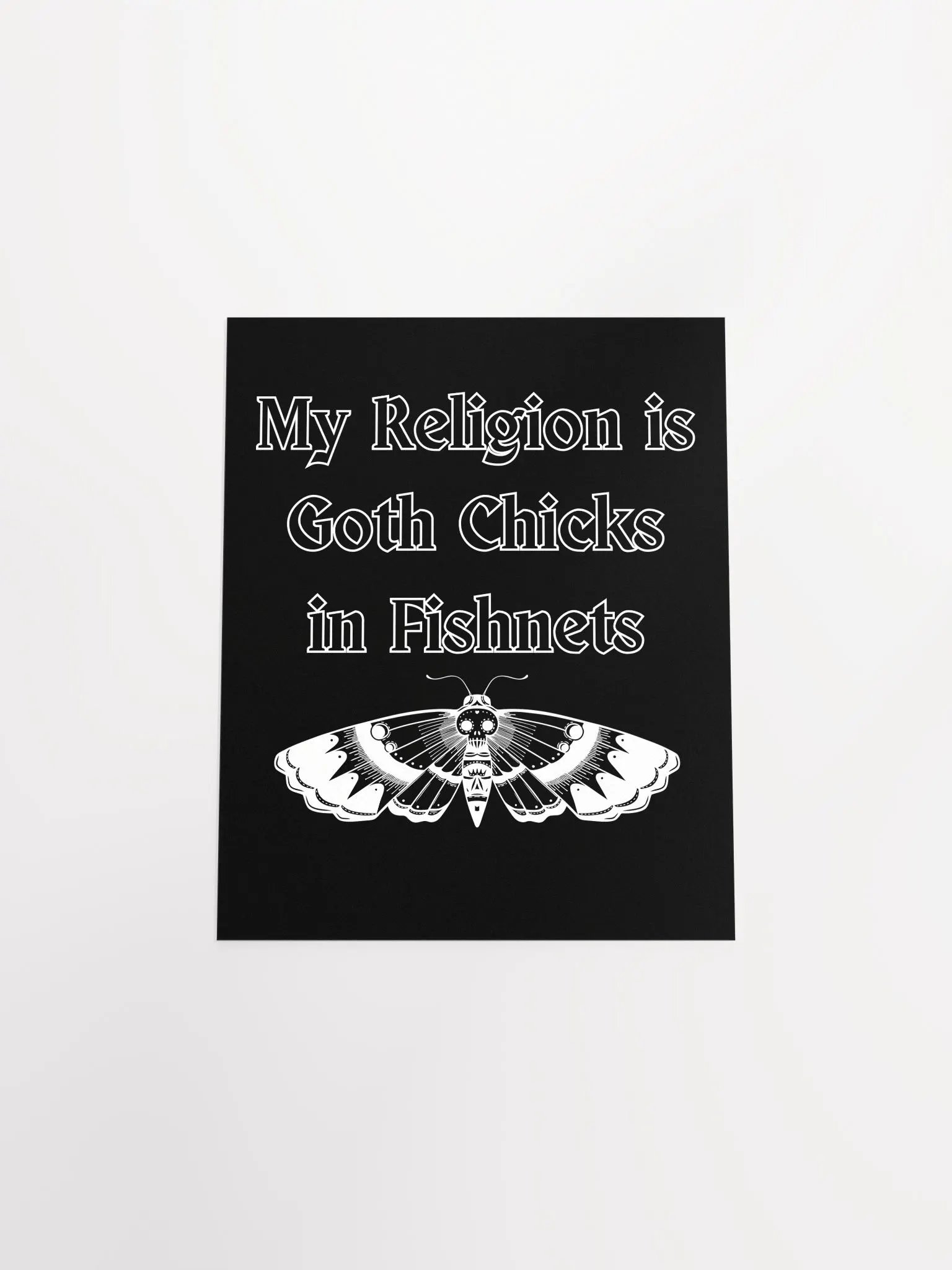 my religion is goth chicks print product image (27)