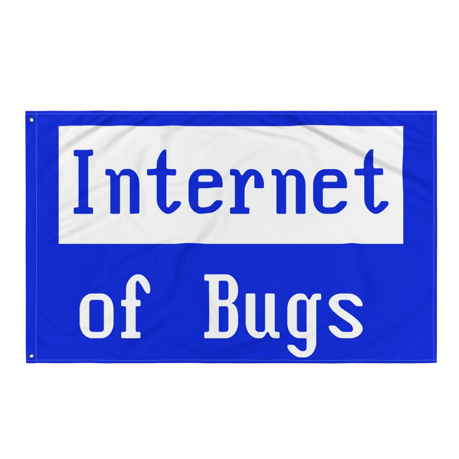 Internet Of Bugs Flag product image (3)