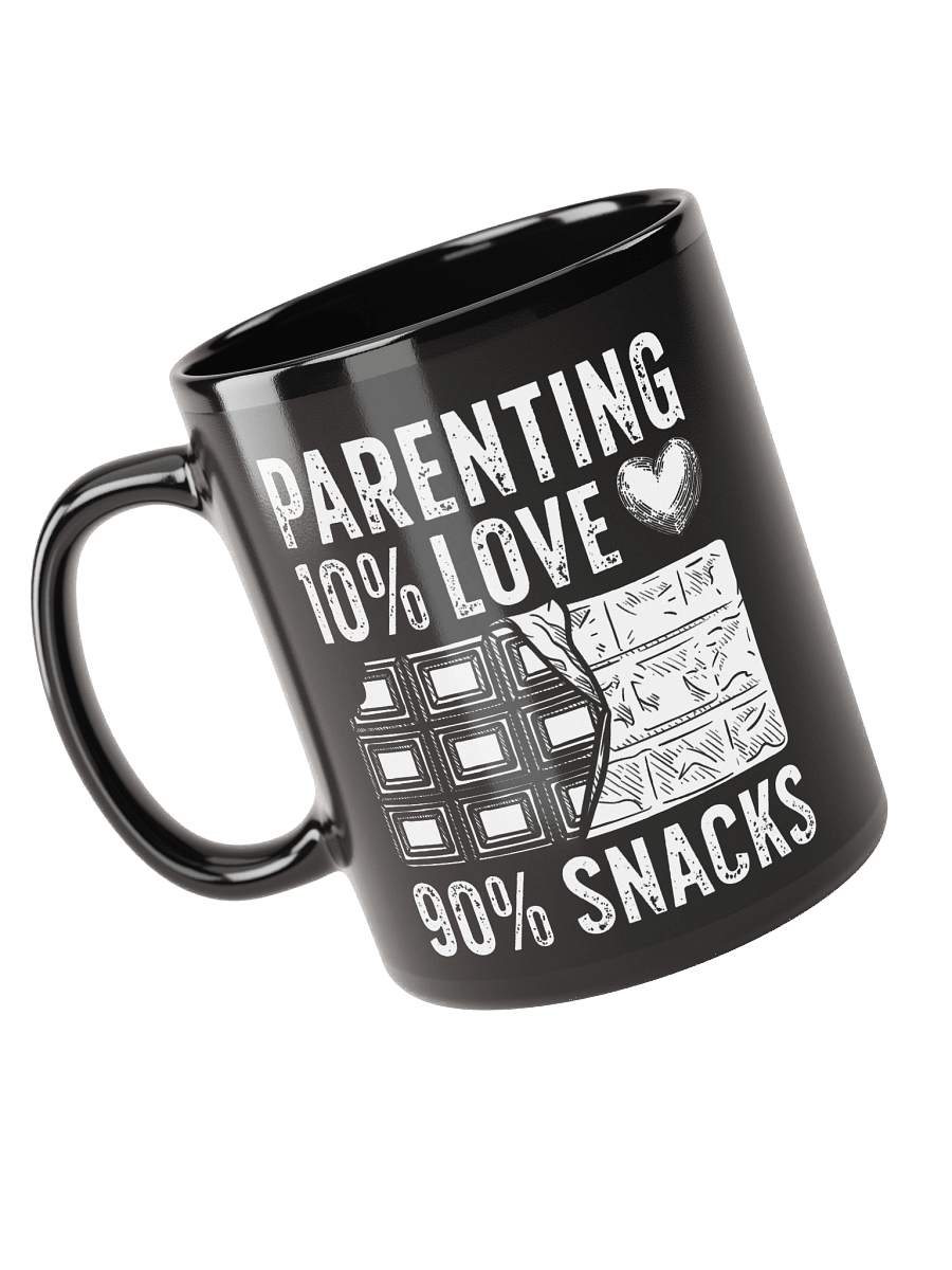 Parenting 10% Love 90% Snacks – Funny Dad Mug product image (6)
