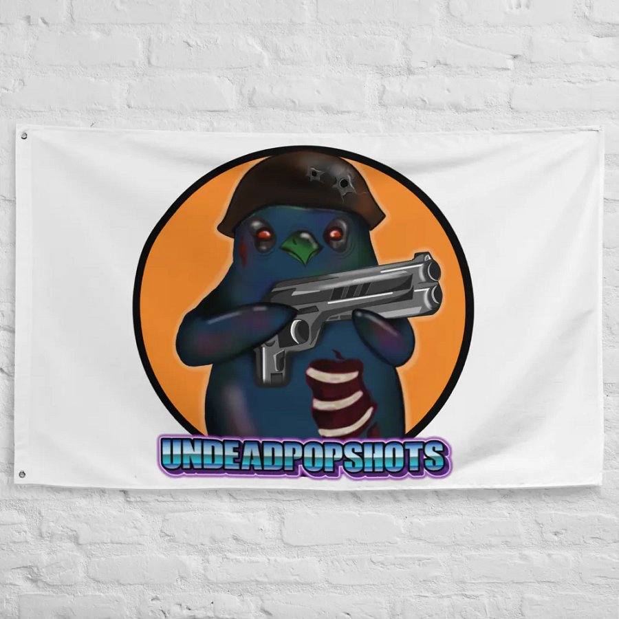 UndeadPopShots Penguin Flag Logo Color Orange product image (10)