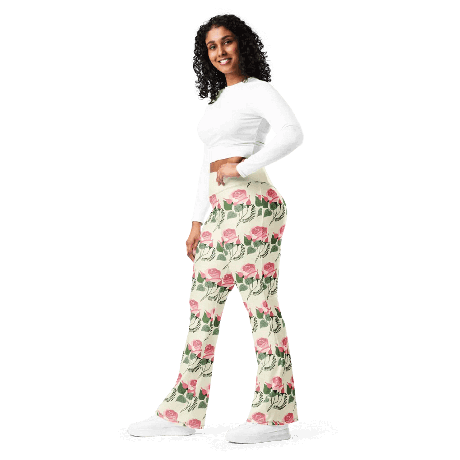 Rose Garden Flare Leggings product image (9)