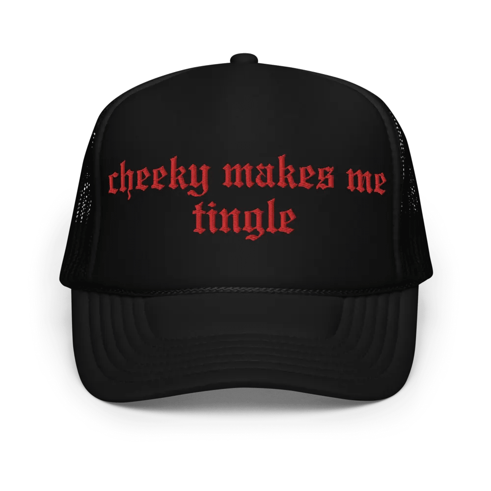 tingle embroidered trucker hat product image (1)