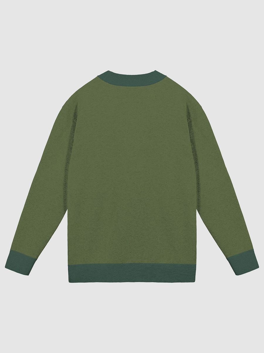 CURRENTLY IN BURNOUT (sm. design, duotone green) knitwear cardigan product image (2)