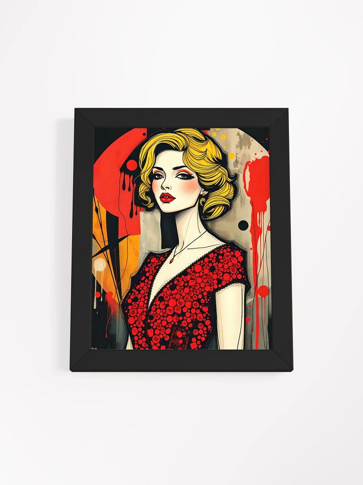 Vibrant Ayous Wood Framed Matte Poster product image (4)
