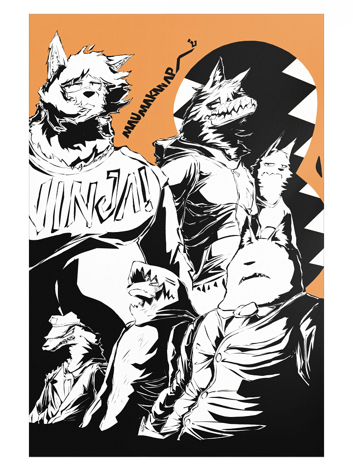 POSTERS | MMA FAN-ART #1 (B&W EDITION) Paper product image (1)